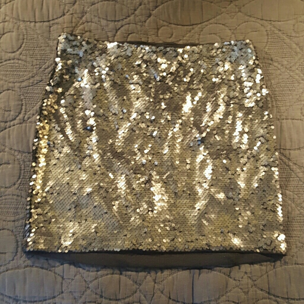 Sequin mini skirt